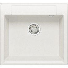 Кухонная мойка Polygran Argo-560 белый хлопок 473370