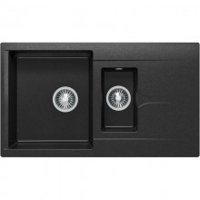 Кухонная мойка Polygran Brig-870 черный 627383