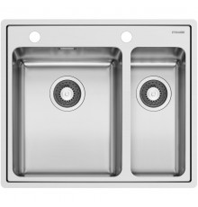 Кухонная мойка Pyramis Pella 1 1/2B полированная сталь 108910201