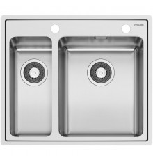 Кухонная мойка Pyramis Pella 1 1/2B полированная сталь 108910401