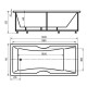 Акриловая ванна 150x75 см Aquatek Феникс-150 FEN150-0000031