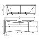 Акриловая ванна 170x75 см Aquatek Феникс-170 FEN170-0000006