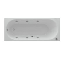 Акриловая гидромассажная ванна 170x70 см пневматическое управление стандартные форсунки Aquatek Оберон-170