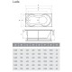 Акриловая ванна 120x70 см Relisan Lada GL000000539