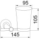 Стакан Boheme Chiaro 10504