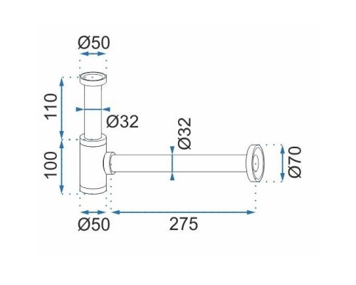 Сифон для раковины Rea REA-A5693