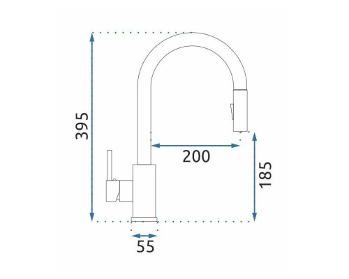 Смеситель для кухни Rea Fresh REA-B9148