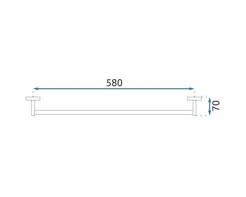 Полотенцедержатель 63 см Rea Mist REA-80015