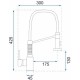 Смеситель для кухни Rea Spring REA-B4804