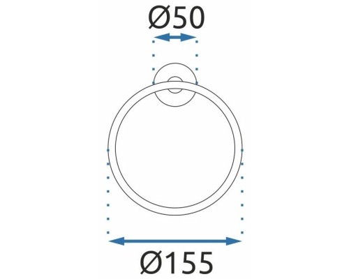 Кольцо для полотенец Rea Mist REA-80029