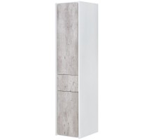 Пенал подвесной бетон/белый матовый L Roca Ronda ZRU9303005