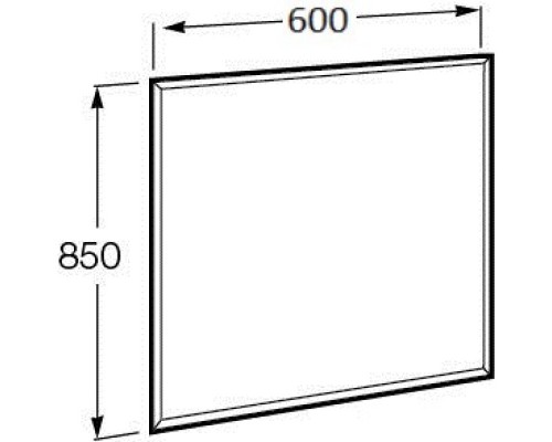 Зеркало 60x85 см Roca Aneto 812362000