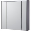 Зеркальный шкаф 80x78 см белый глянец/антрацит Roca Ronda ZRU9302970