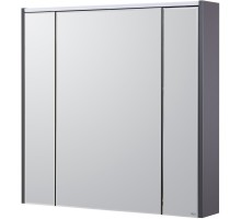 Зеркальный шкаф 80x78 см белый глянец/антрацит Roca Ronda ZRU9302970