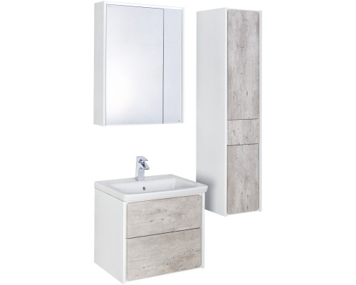 Зеркальный шкаф 60x78 см белый матовый Roca Ronda ZRU9303007