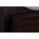 Комплект мебели дуб тёмный шоколад 85 см Roca America L Evolution ZRU9302959 + 327206000 + ZRU9302950