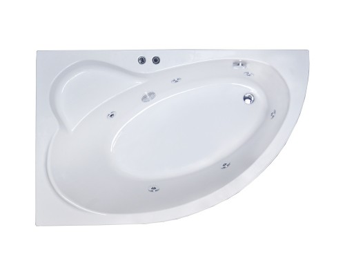 Акриловая гидромассажная ванна 160x100 см L Royal Bath Alpine Standart RB819101ST-L