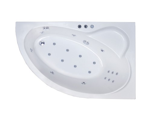 Акриловая гидромассажная ванна 150x100 см R Royal Bath Alpine De Luxe RB819100DL-R