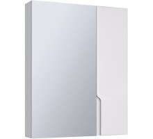 Зеркальный шкаф 60x75 см белый Runo Стокгольм 00-00001126