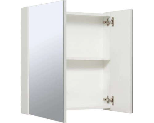 Зеркальный шкаф 60x65 см белый Runo Лада 00-00001159