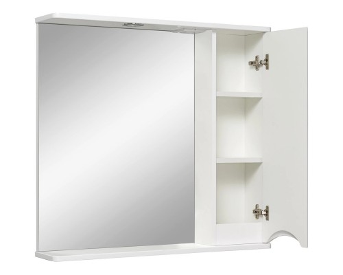 Зеркальный шкаф 80x75 см белый R Runo Афина 00-00001172