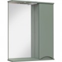 Зеркальный шкаф 60x75 см цемент R Runo Афина 00-00001207