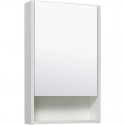 Зеркальный шкаф 40x65 см белый R Runo Микра УТ000002341