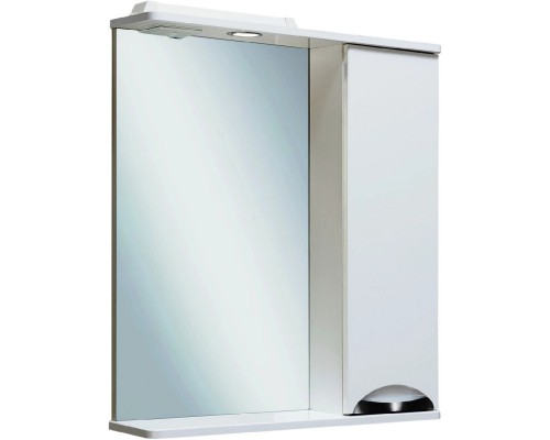 Зеркальный шкаф 65x75 см белый R Runo Барселона 00000001036