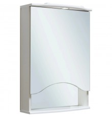 Зеркальный шкаф 50x75 см белый R Runo Фортуна 00000001027
