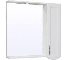 Зеркальный шкаф 75x79,1 см белый R Runo Неаполь 00-00001031
