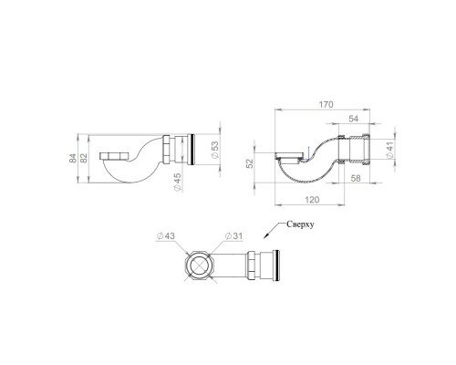 Ванна из литого мрамора 172x89 см Salini S-Sense Alba 101311G