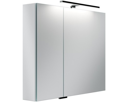 Зеркальный шкаф 90x74 см алюминий Sancos Hilton Z900