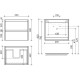 Комплект мебели дуб чарльстон 61 см Sancos Libra LB60ECH + CN7001 + Z600