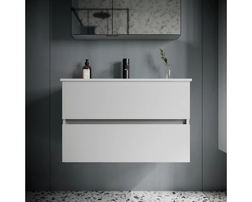 Комплект мебели белый глянец 81 см Sancos Urban UR80W + CN7005 + Z800