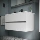 Комплект мебели белый глянец 91 см Sancos Urban UR90W + CN7002 + Z900