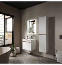 Комплект мебели белый глянец 61 см Sancos Smart SM60W + CN7001 + CI600