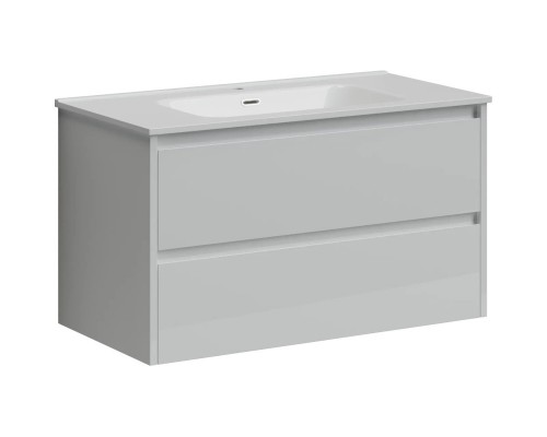 Комплект мебели белый глянец 91 см Sancos Libra LB90W + CN7002 + Z900