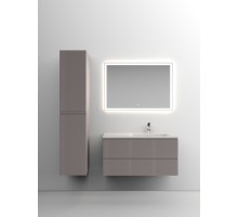 Комплект мебели серый матовый 101 см Sancos Snob T SNT100RSM + CN7015 + CI1000