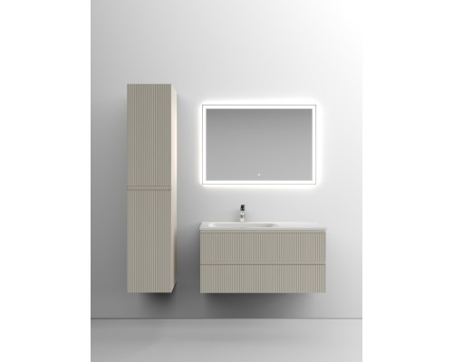 Комплект мебели бежевый матовый 101 см Sancos Snob T SNT100LCE + CN7014 + CI1000