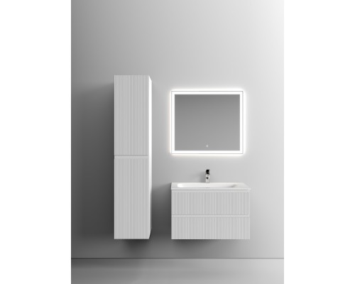 Комплект мебели белый матовый 81 см Sancos Snob T SNT80W + CN7012 + CI800