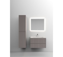 Комплект мебели серый матовый 81 см Sancos Snob T SNT80SM + CN7012 + CI800