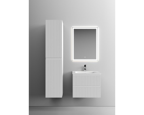 Комплект мебели белый матовый 61 см Sancos Snob T SNT60W + CN7011 + CI600