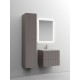 Комплект мебели серый матовый 61 см Sancos Snob T SNT60SM + CN7011 + CI600