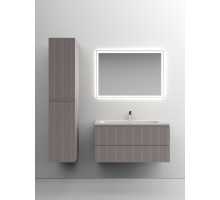 Комплект мебели серый матовый 101 см Sancos Snob T SNT100SM + CN7013 + CI1000