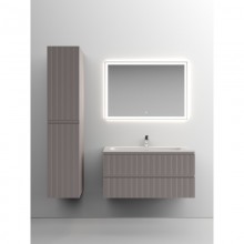 Комплект мебели серый матовый 101 см Sancos Snob T SNT100SM + CN7013 + CI1000