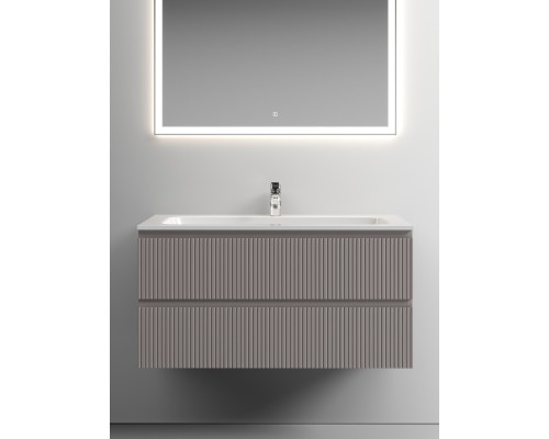 Комплект мебели серый матовый 101 см Sancos Snob T SNT100SM + CN7013 + CI1000