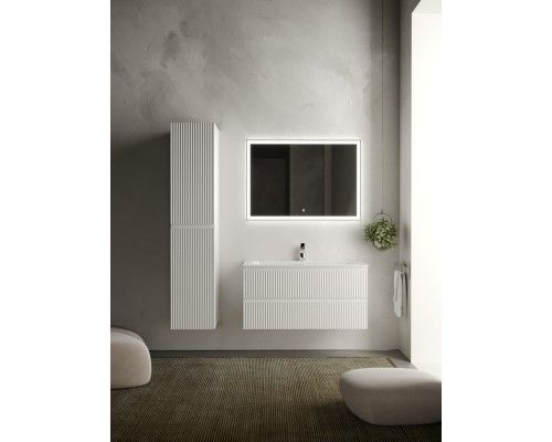 Комплект мебели белый матовый 101 см Sancos Snob R SNR100W + CN7013 + CI1000