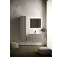 Комплект мебели серый матовый 81 см Sancos Snob R SNR80SM + CN7012 + CI800