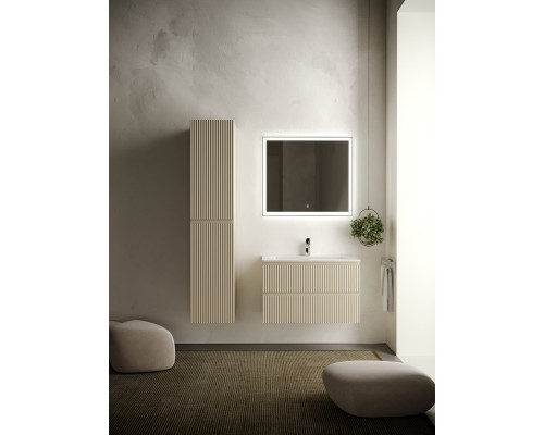 Комплект мебели бежевый матовый 81 см Sancos Snob R SNR80CE + CN7012 + CI800