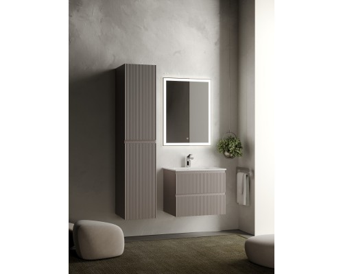 Комплект мебели серый матовый 61 см Sancos Snob R SNR60SM + CN7011 + CI600